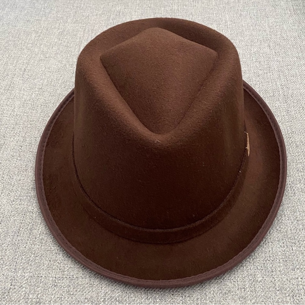 Frye Men’s Fedora Dark Brown Hat✨
